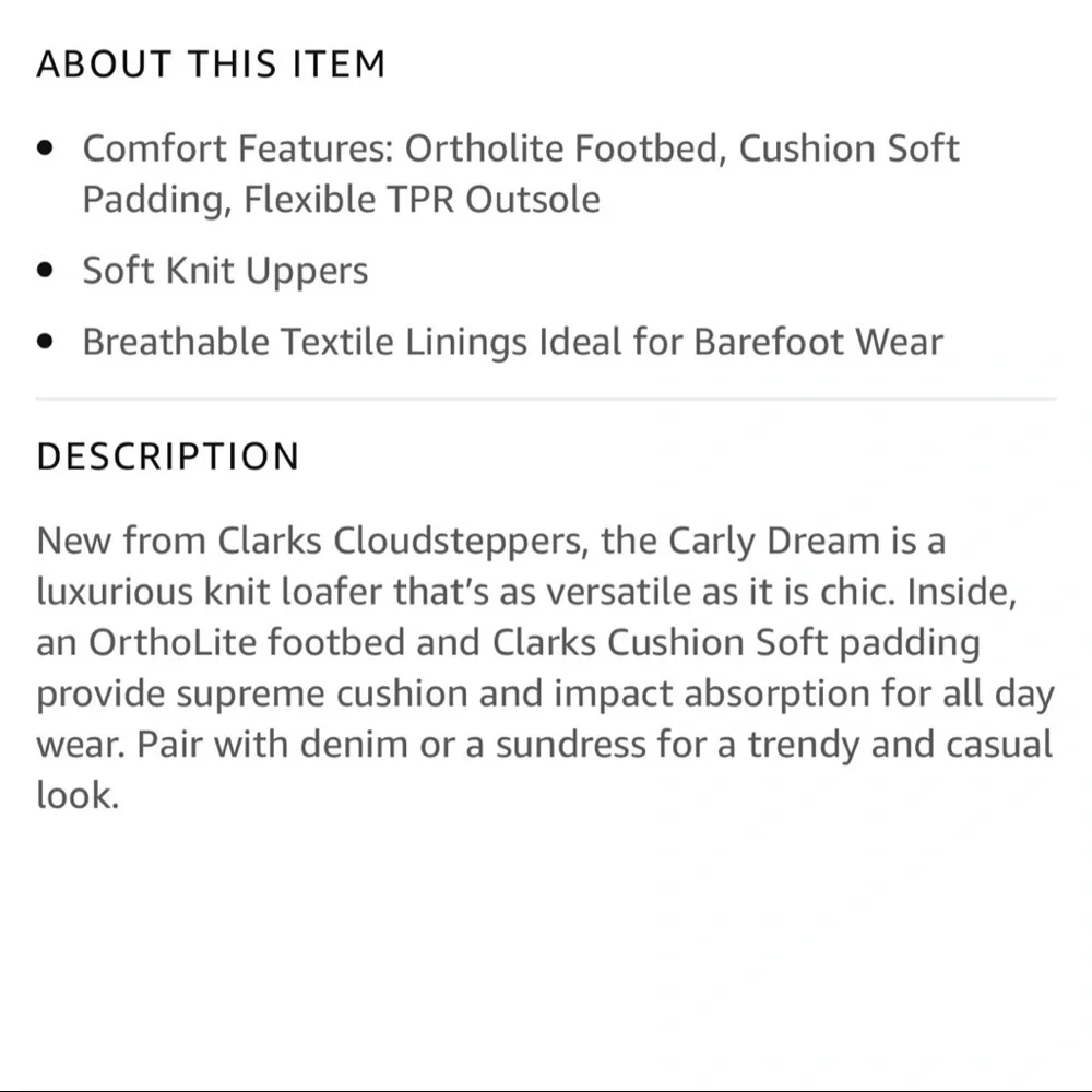 NIB Clarks Cloudsteppers Carly Dream Loafer Flats Khaki Camo Knit 8M